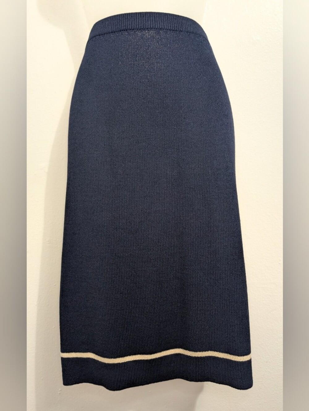 St. John Preppy Quiet Luxury Dark Academia 90s Nautical Country Club Skirt 8